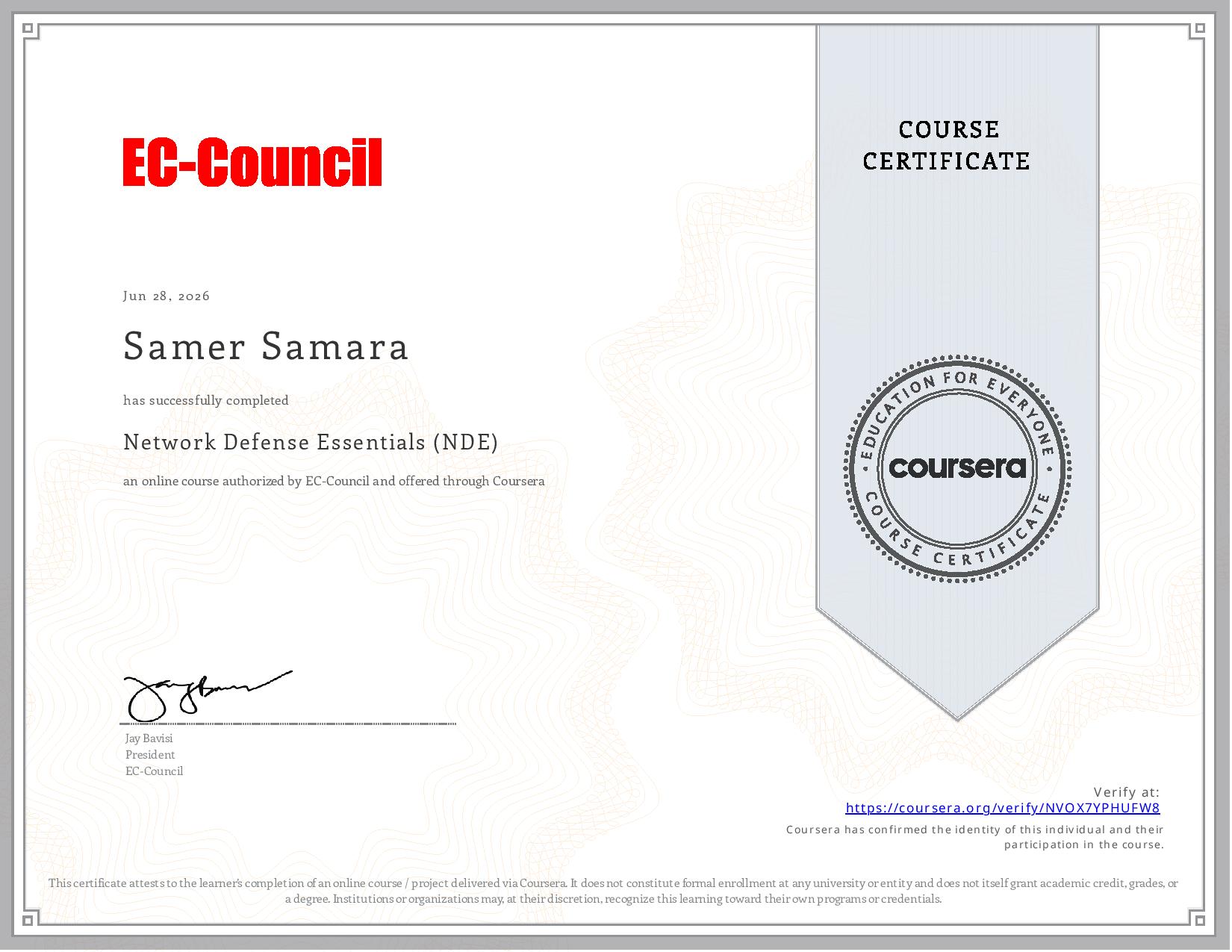 Certificate 5