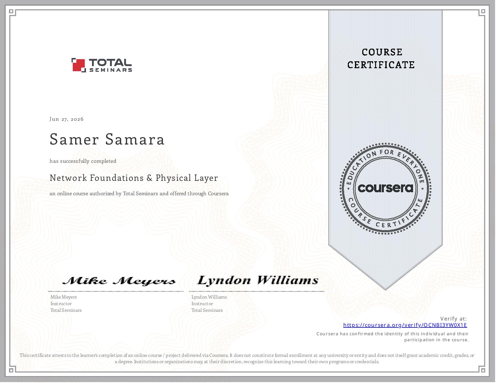 Certificate 6